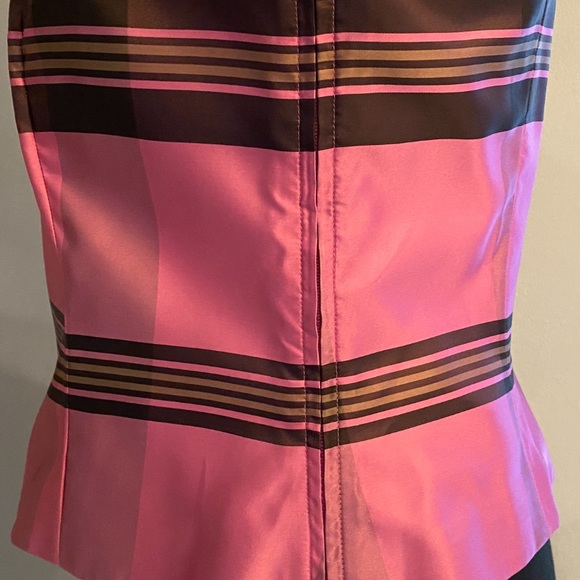 Gorgeous EUC Banana Republic Silk Violet Bustier - Picture 3 of 9